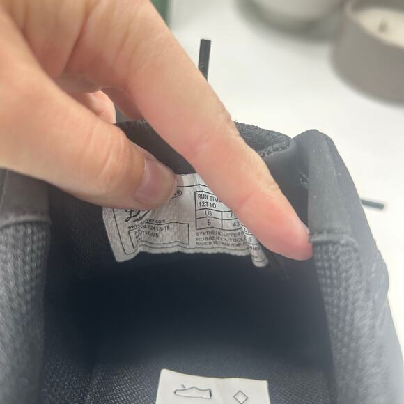 Danner Run Time EVO Composite Toe Work Sneaker Black 12310 Men 9D NWB - Picture 9 of 10